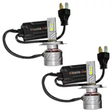 لامپ نور پایین و نور بالا چراغ جلو تک حالته بست یدک مدل یخی کد CB1300 با پایه H4 مناسب برای پژو 405 بسته ۲ عددی