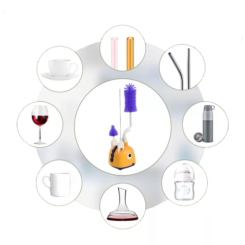 ست برس شیشه شور مدل دایناسور