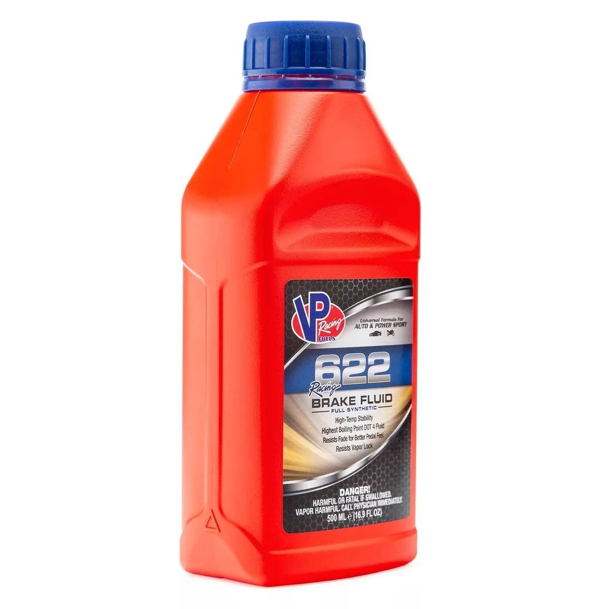روغن ترمز وی پی ریسینگ طرح Brake fluid مدل 622 کد vp6 حجم 500 میلی لیتر