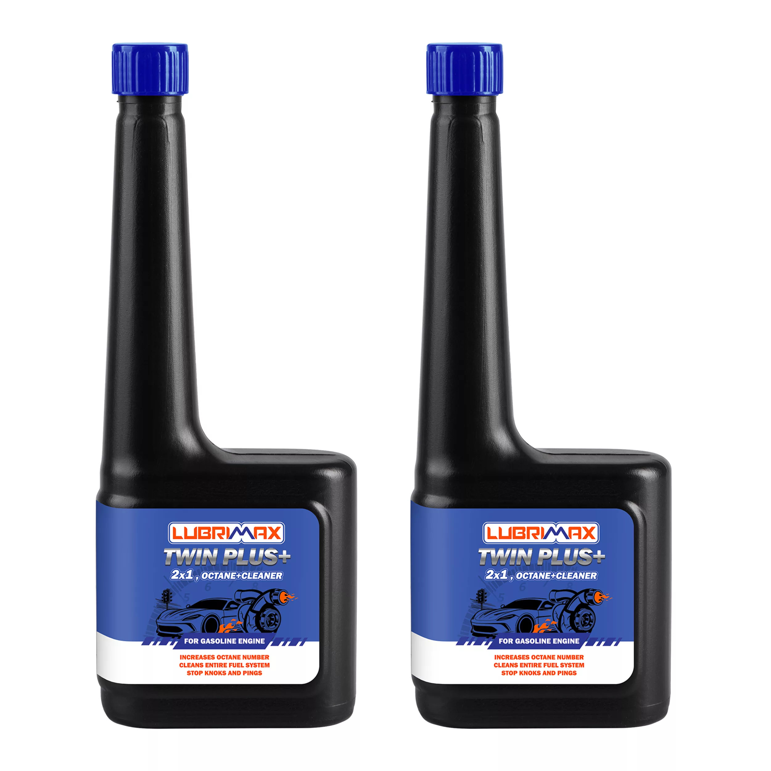 اکتان بوستر لوبریمکس مدل توئین پلاس (1x2) حجم 300 میلی لیتر بسته 2 عددی