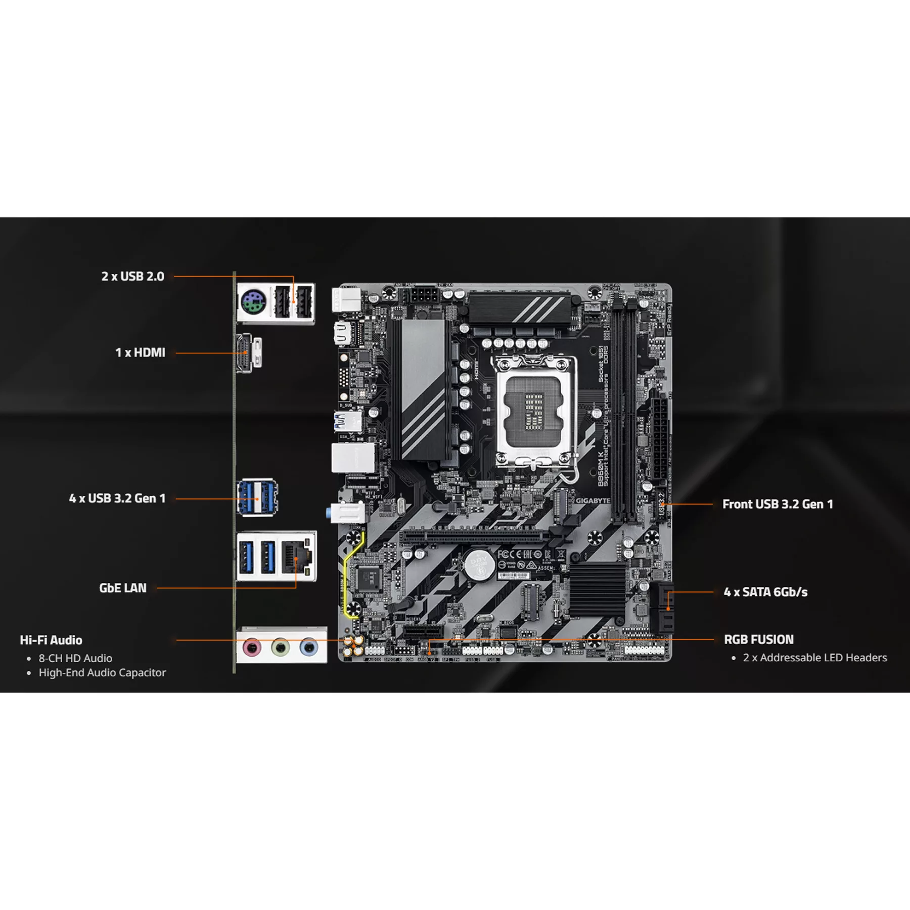مادربرد گیگابایت مدل B860M K