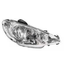 طلق چراغ جلو خودرو مدل KM 98 مناسب برای پژو 206 بسته 2 عددی