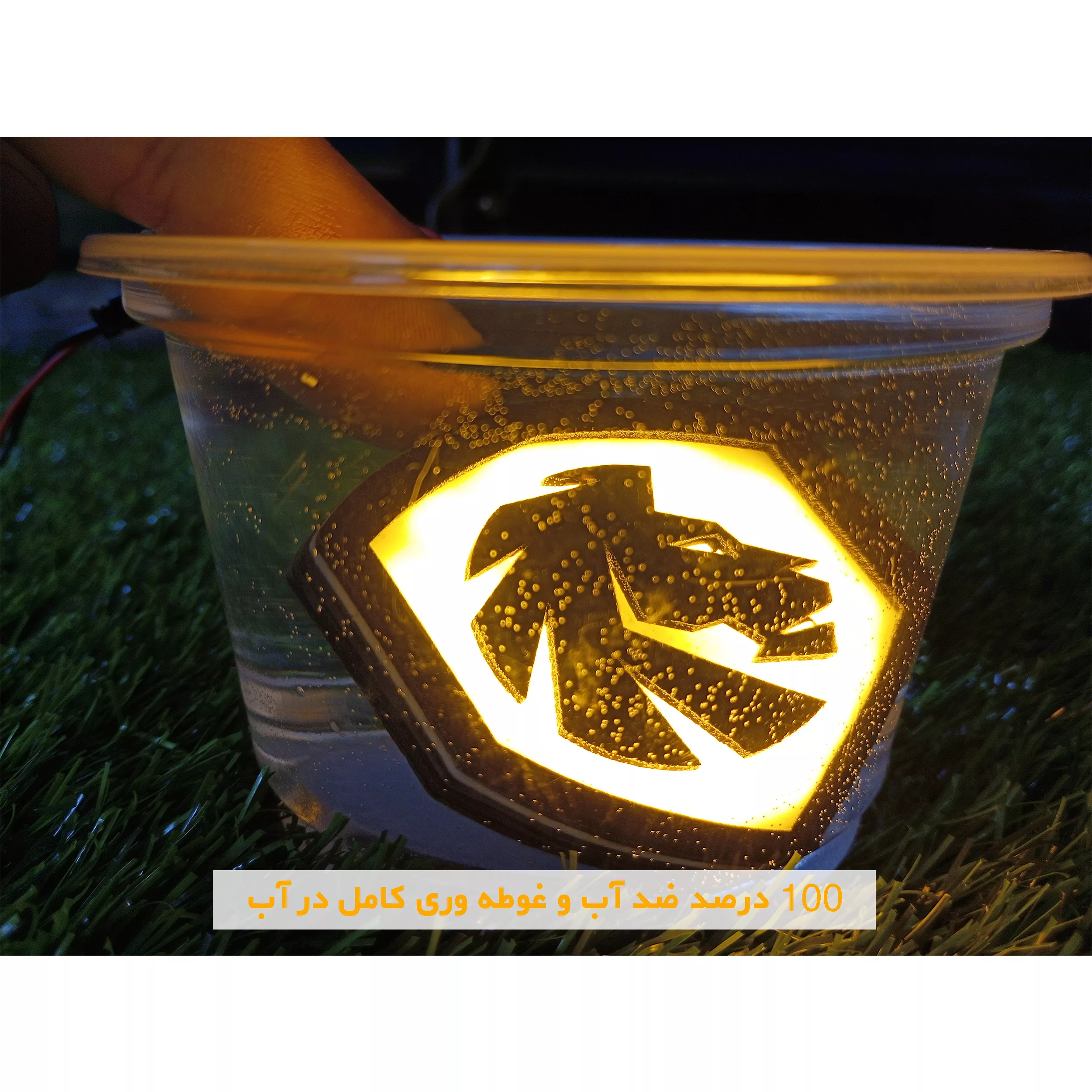 چراغ اس ام دی راهنما خودرو مدل Lion-100 بسته 2 عددی