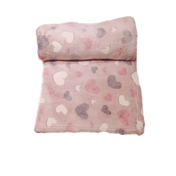 پتو 2 نفر مدل قلبی رنگین سایز 200x210 سانتیمتر