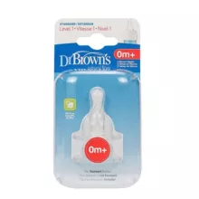 سر شیشه شیر دکتر براونز مدل کلاسیک باریک بسته 2 عددی