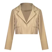 کت رسمی زنانه مدل کراپ مازراتی کد AK1384