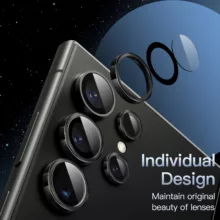 محافظ لنز دوربین راکی مایل مدل CAM-4 مناسب برای گوشی موبایل سامسونگ Galaxy S24 Ultra