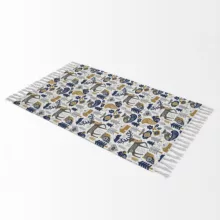 شال مبل بارمان دکور طرح کریسمس کد 33 سایز 98x180 سانتی متر