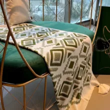 شال مبل و تخت کوکو جم مدل پانچ سایز 170x140 سانتیمتر