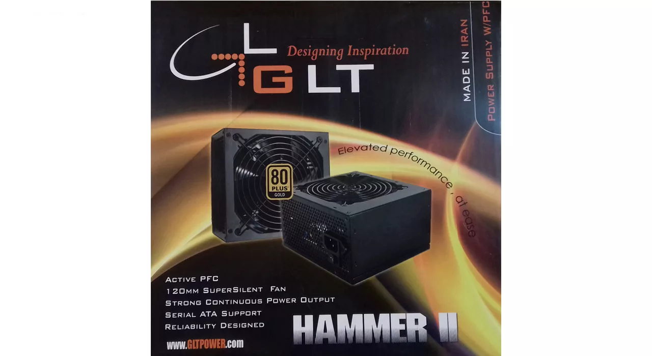 منبع تغذیه کامپیوتر GLT مدل ++ATX1800