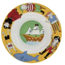 سرویس غذا خوری 5 پارچه کودک چینی زرین ایران سری ایتالیا اف مدل Payret درجه عالی