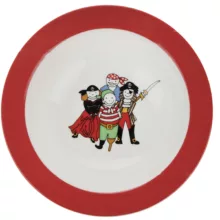 سرویس غذا خوری 5 پارچه کودک چینی زرین ایران سری ایتالیا اف مدل Payret درجه عالی