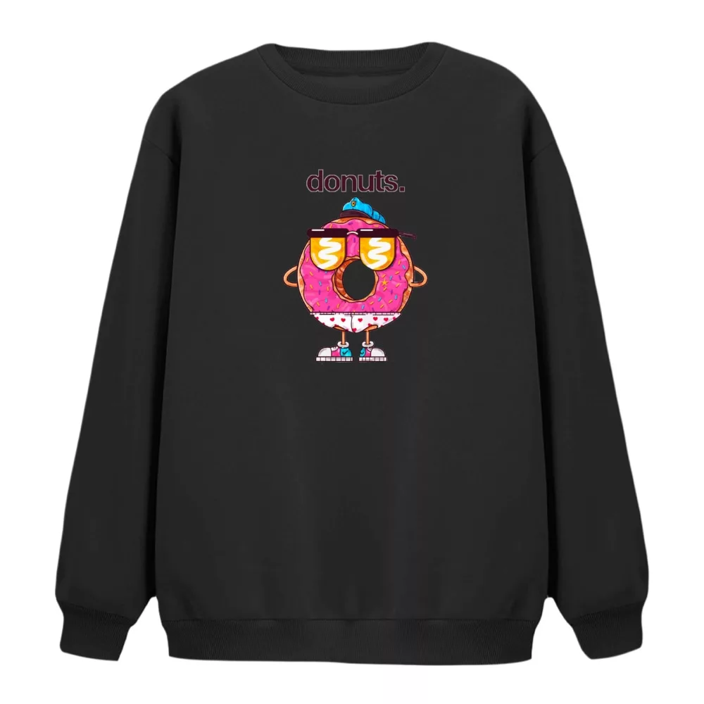 سویشرت زنانه مدل دونات اسپرت