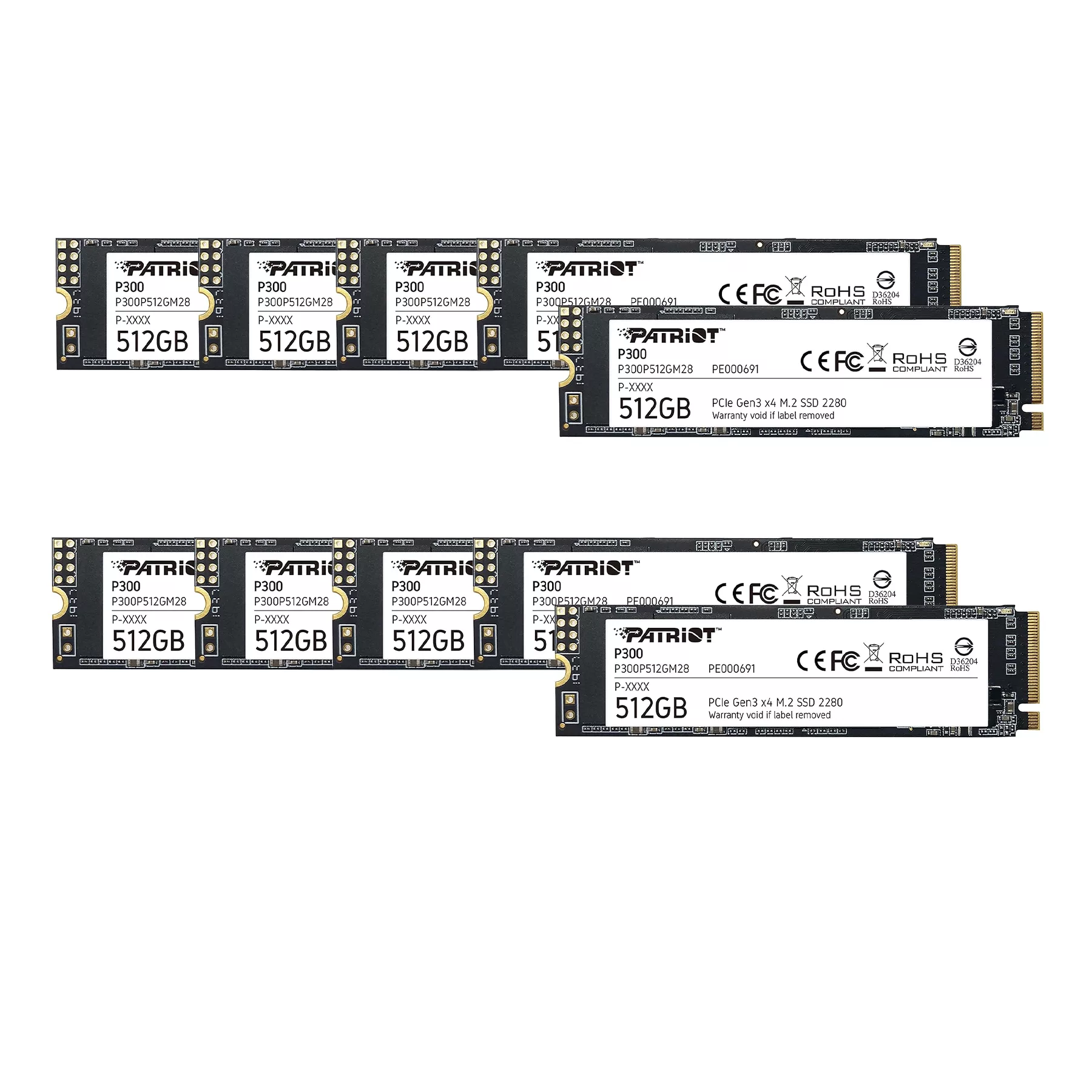اس اس دی اینترنال پتریوت مدل P300 ظرفیت 512 گیگابایت
