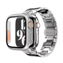 بند آکوآرا مدل Acero Ultra مناسب برای اپل واچ 44 mm سری 4/5/6/SE به همراه کاور