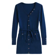 تونیک آستین بلند زنانه مدل نیلگون