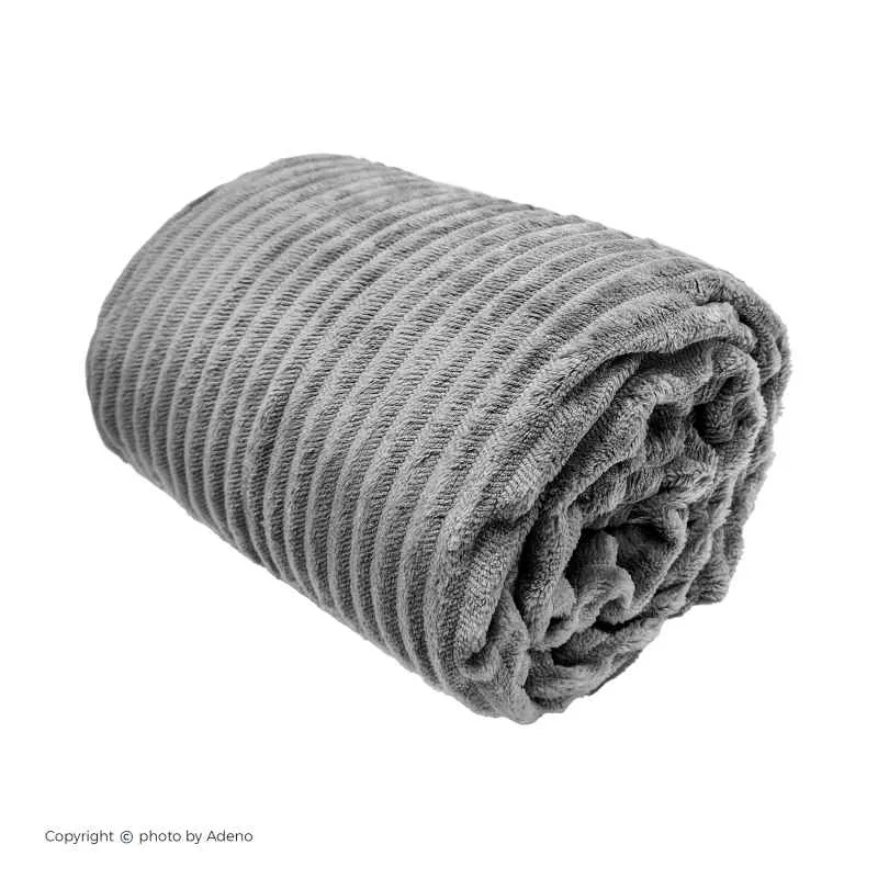 ملحفه آدنو مدل مخمل کد PM01 دونفره سایز 140x200 سانتی متر