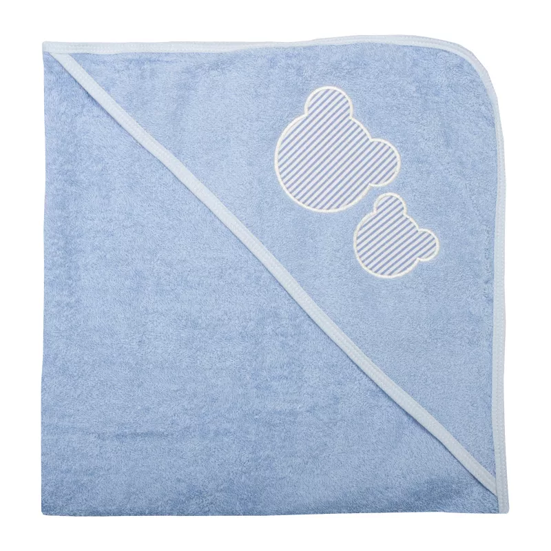 سرویس حوله نوزادی 4 تکه آدمک طرح خرس کد 970217