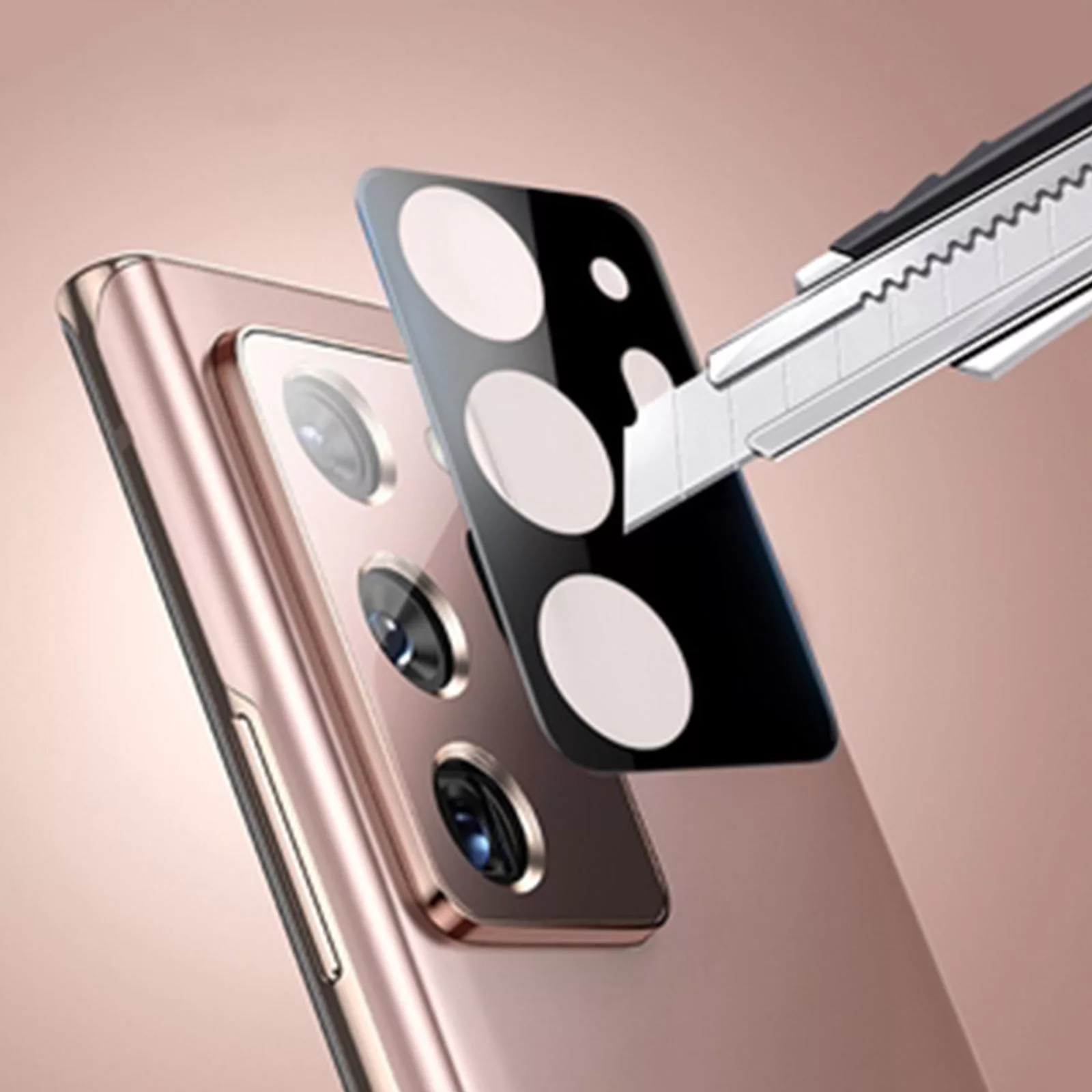 محافظ لنز دوربین بوف مدل 3DPro-G مناسب برای گوشی موبایل سامسونگ Galaxy Note 20 Ultra