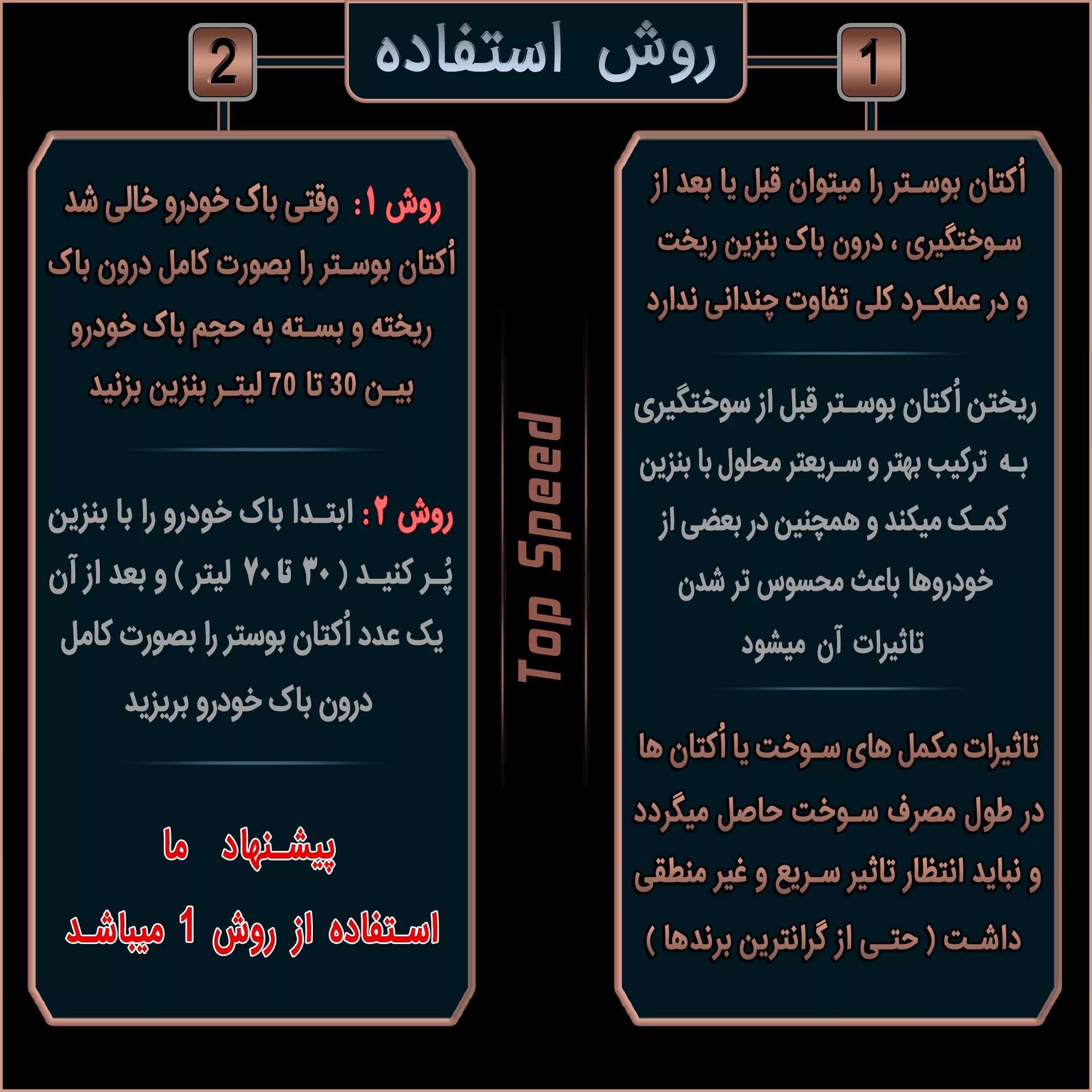 اُکتان بوستر و تمیز کننده انژکتور تاپ اِسپید کد T-20 حجم 300 میلی لیتر بسته 12 عددی