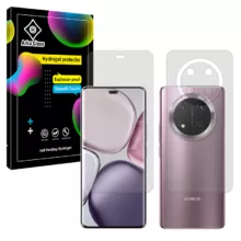 محافظ صفحه نمایش شفاف آرکا گلس مدل Tough مناسب برای گوشی موبایل آنر X9c به همراه محافظ پشت گوشی