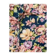 ملحفه آدنو مدل گلباران کد IR120 دونفره سایز 140×200 سانتی متر