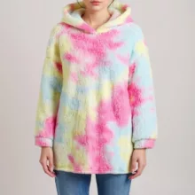 هودی زنانه مدل خرسی آبرنگی