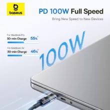 کابل تبدیل USB-C بیسوس مدل Display 2 Fast Charging طول 2 متر