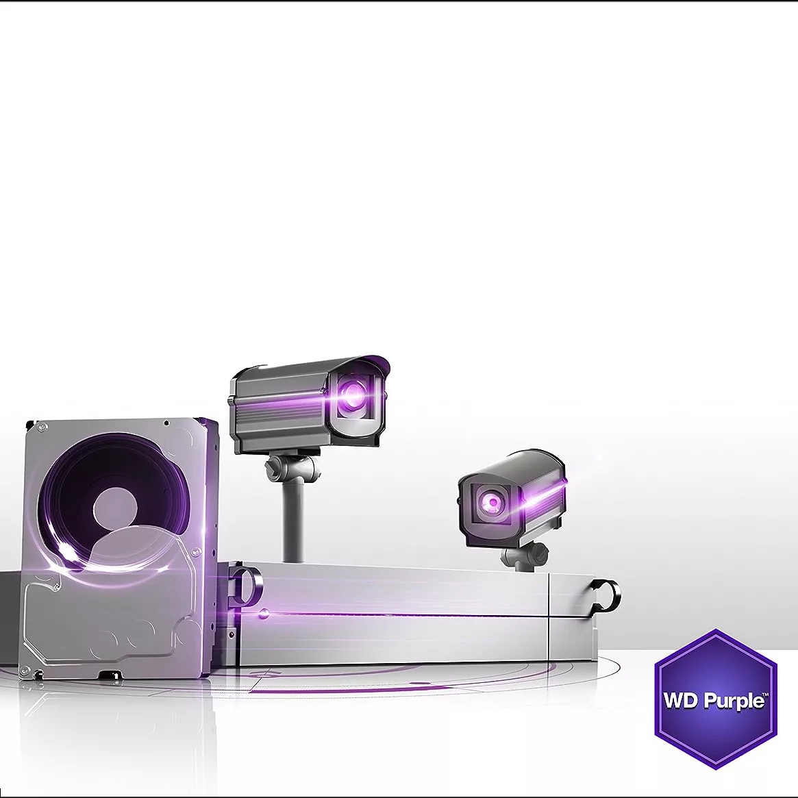 هارددیسک اینترنال وسترن دیجیتال مدل Purple WD40PURZ ظرفیت 4 ترابایت