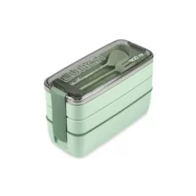 لانچ باکس 3طبقه 900 با قاشق  وچنگال مدل Lb0230