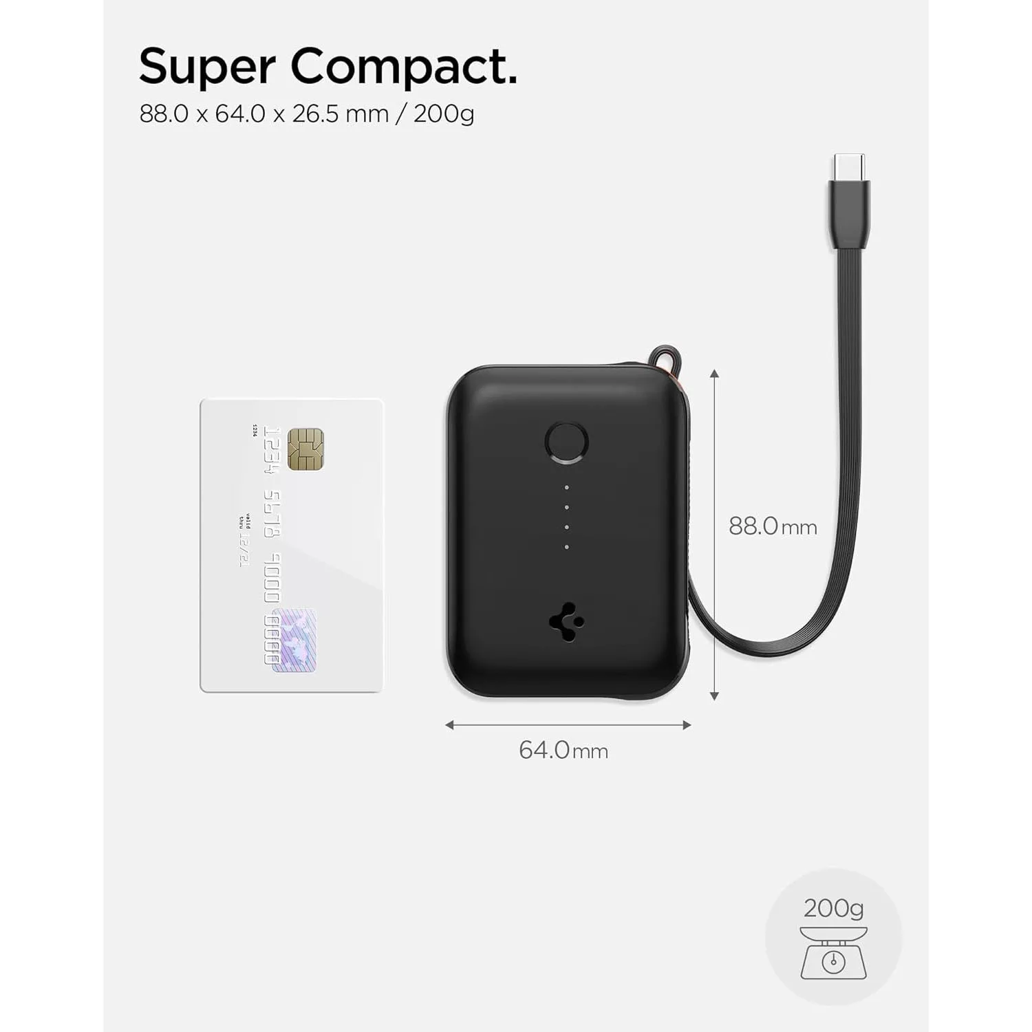 پاوربانک اسپیگن مدل EA3010BT ظرفیت 10000 میلیآمپر ساعت