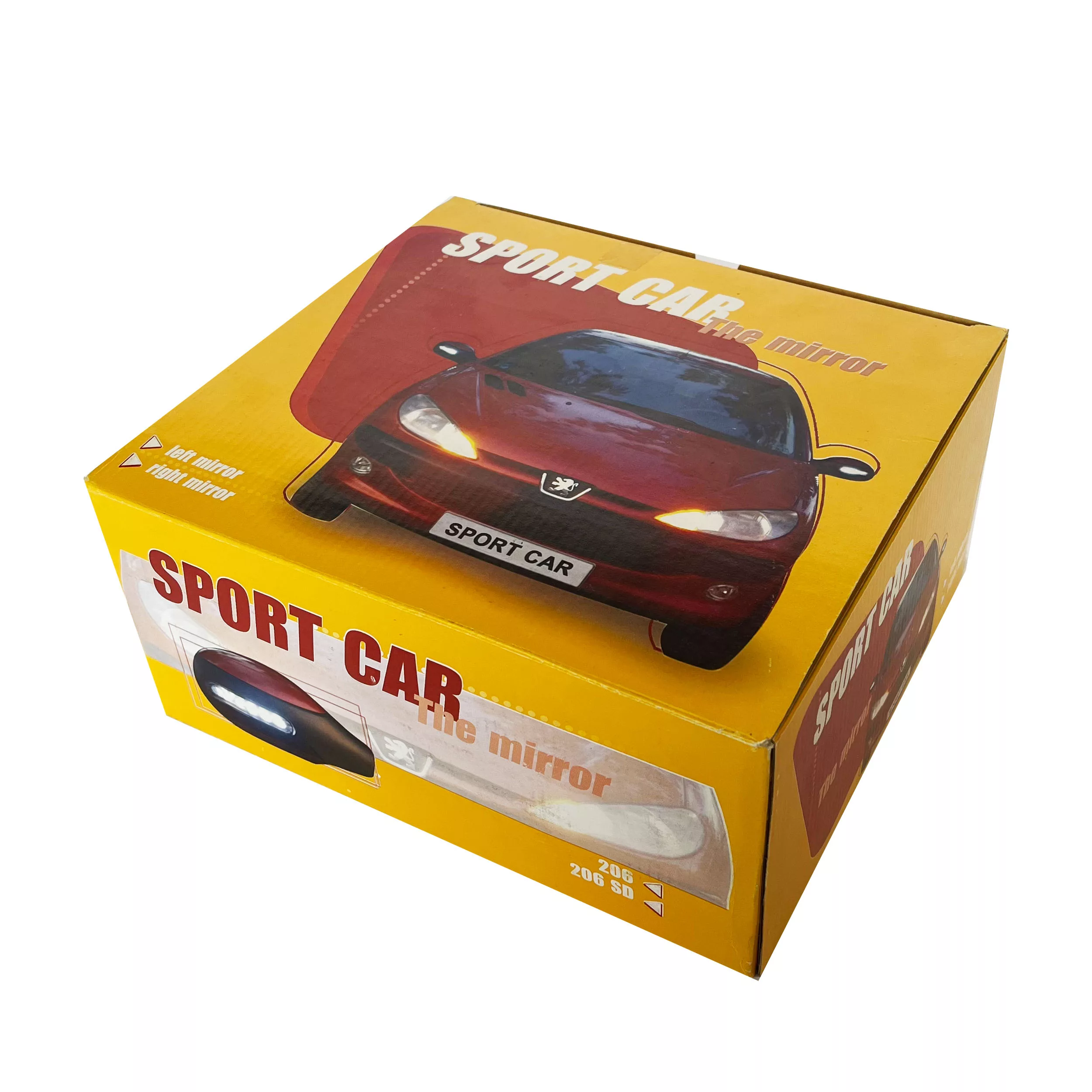 قاب آینه جانبی خودرو مدل راهنما دار مناسب برای پژو ۲۰۶ مجموعه دو عددی