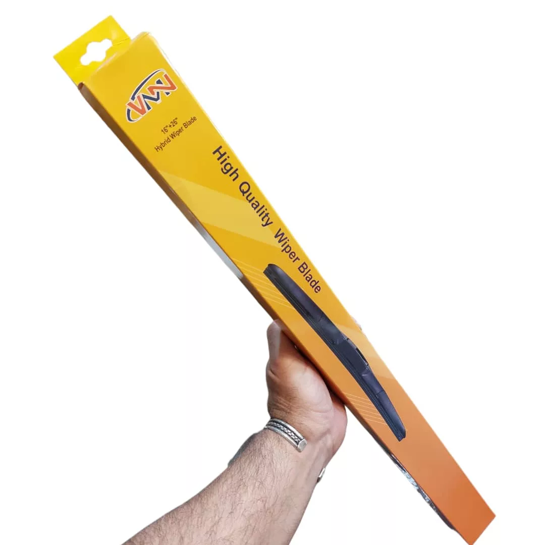 تیغه برفپاکن وی ام ان مدل هیبریدی "26+"16مناسب برای پژو 206،207 بسته 2 عددی