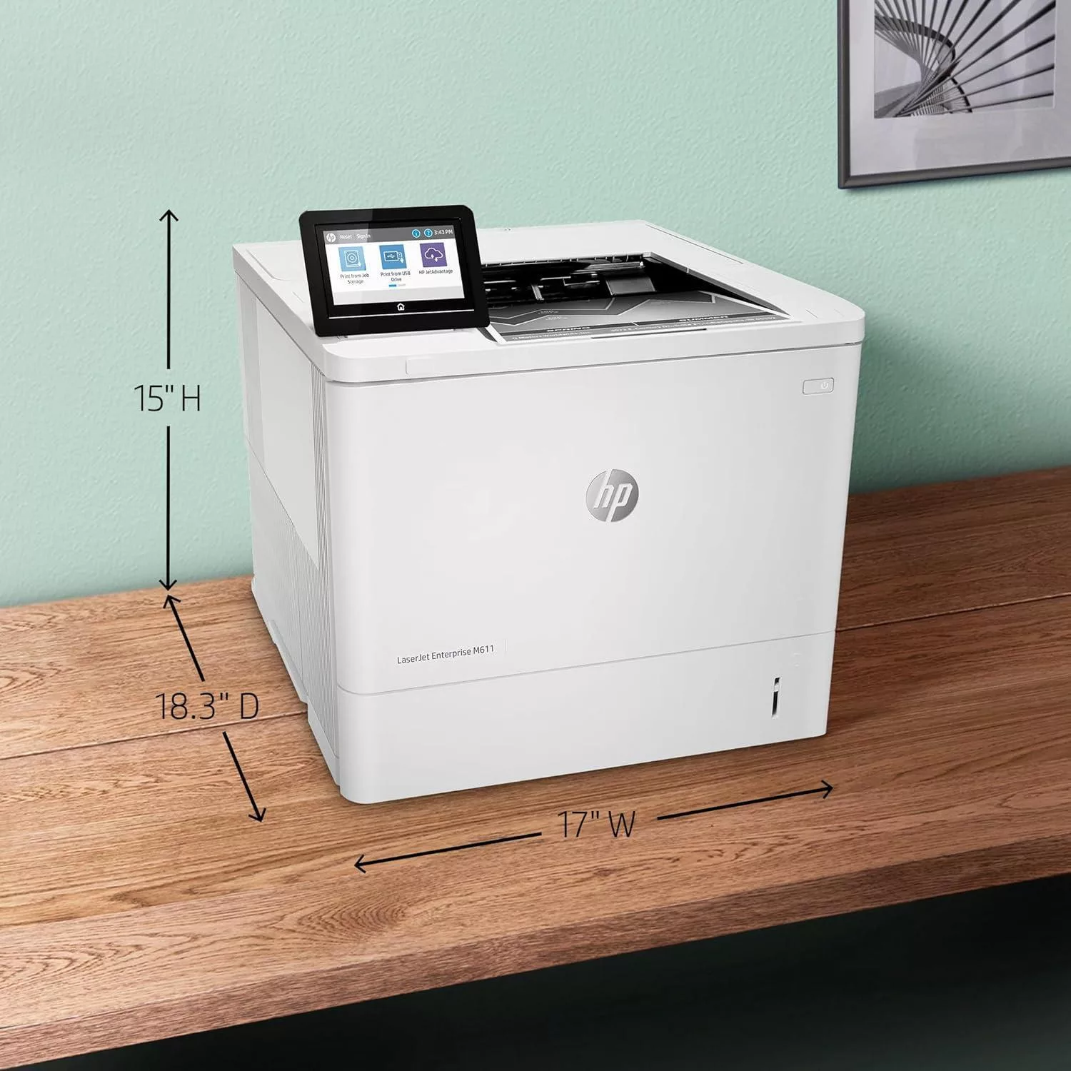 پرینتر لیزری اچپی مدل LaserJet Enterprise M611dn