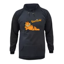 هودی زنانه مدل گارفیلد کد ۲ رنگ ذغال سنگی