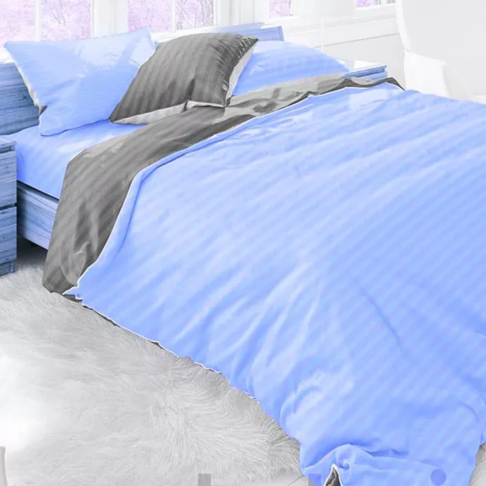 روکش لحاف مدل دورو هتلی نیکیا دونفره سایز 220×200 سانتی متر