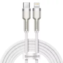 کابل تبدیل USB-C به لایتنینگ باسئوس مدل CATLJK 20W طول 2 متر