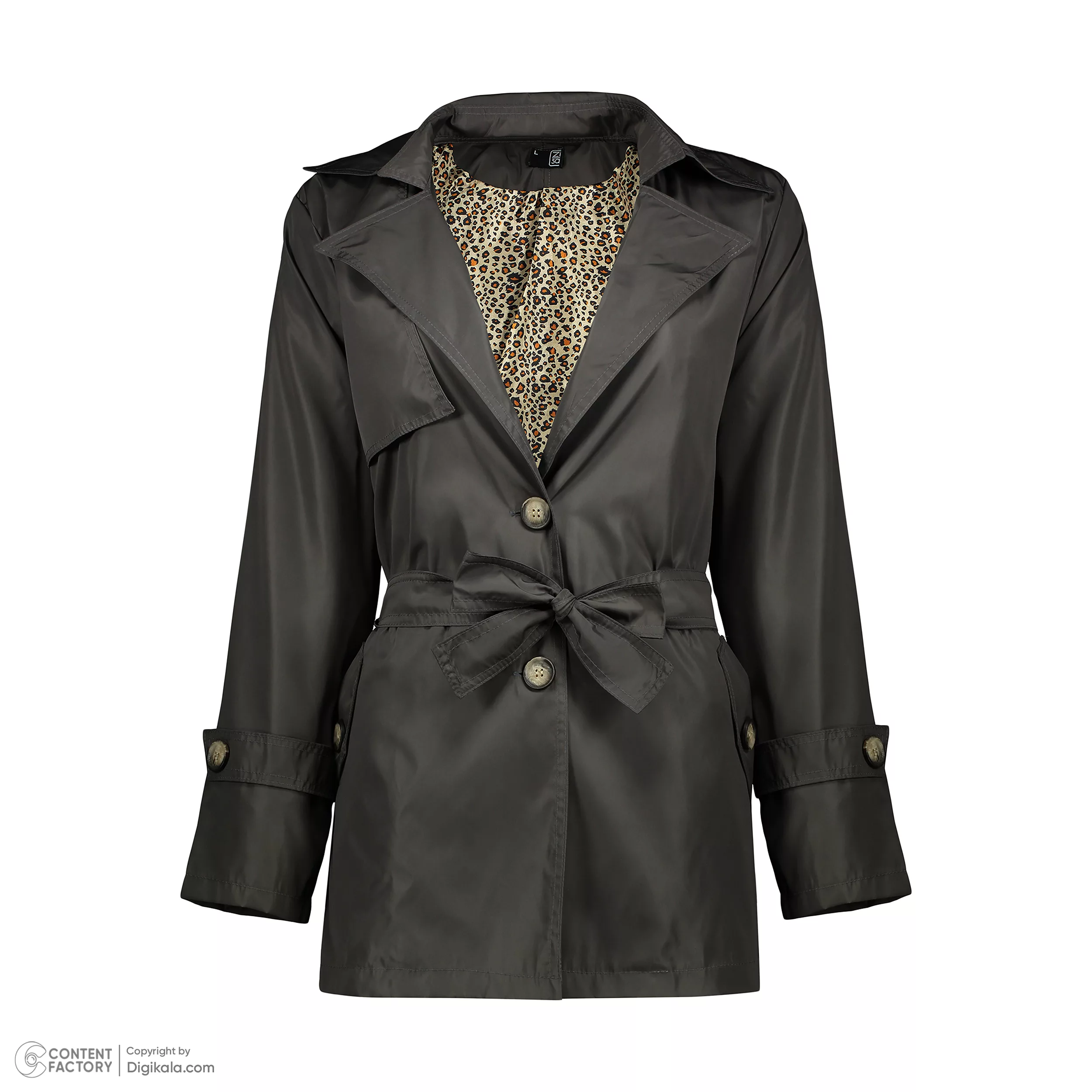 بارانی زنانه زی سا مدل 3009 رنگ قهوه ای
