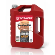 روغن موتور خودرو بنزینی، توربوشارژ، تنفس طبیعی توتاچی مدل Eco Gasoline 20w-50  SP 20W-50 حجم 4 لیتر