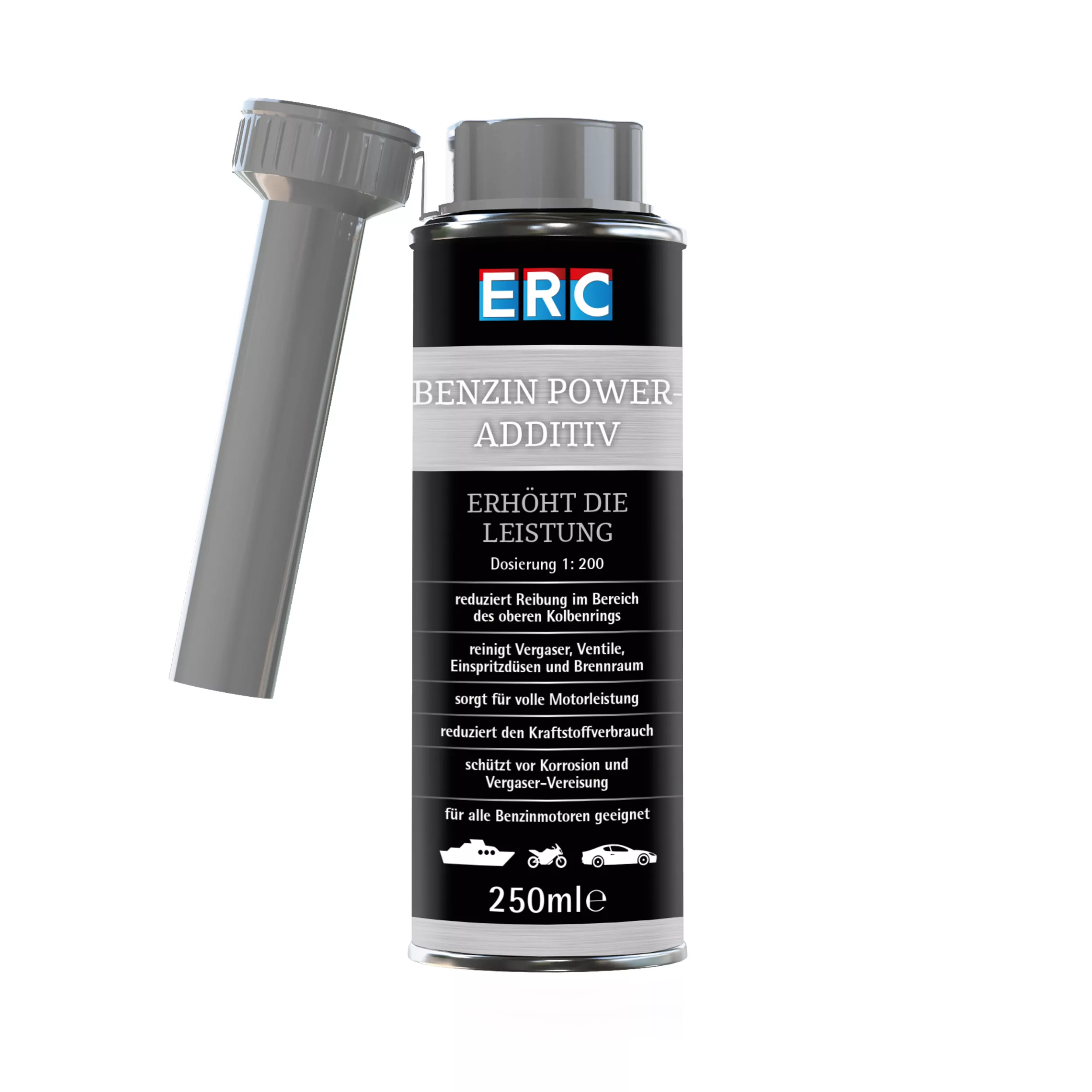 مکمل سوخت خودرو ای آر سی مدل افزایش دهنده و شتاب دهنده کد 1010D025-20C4 حجم ۲۵۰ میلی لیتر