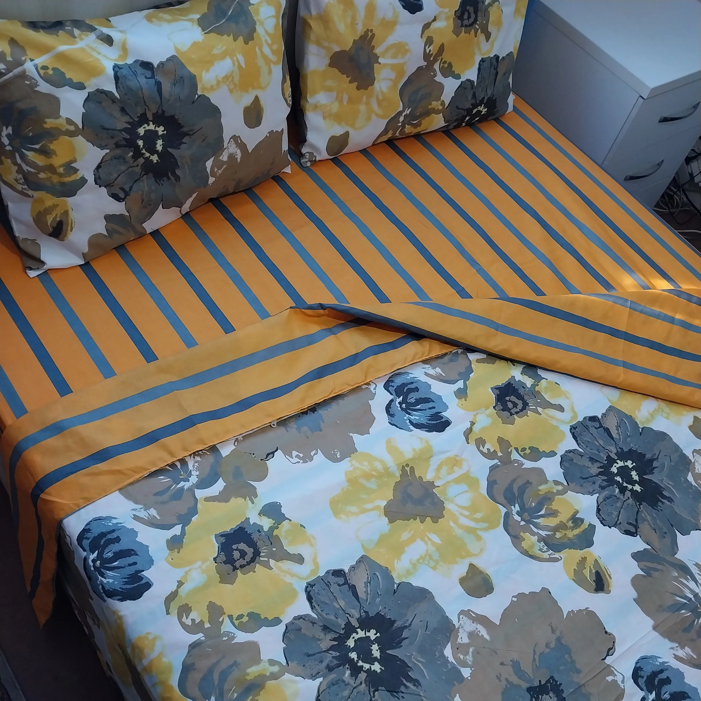 روکش لحاف مدل niki11 آبرنگی یکنفره سایز 220×160 سانتی متر
