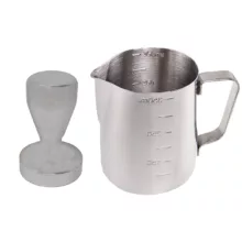 ست تمپر و پارچ کف‌ساز شیر مدل S51