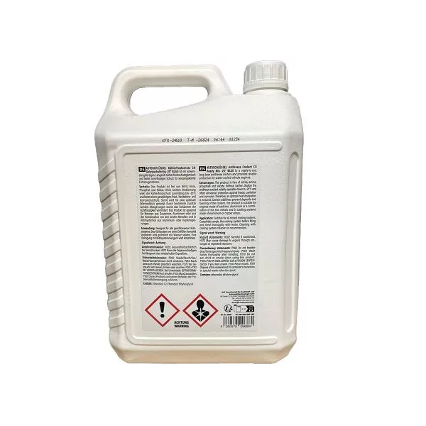 ضد یخ و مایع رادیاتور 50/50 اتو اشلوسل مدلREADY MIX BLUE حجم ۵ لیتر