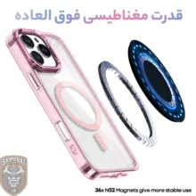 کاور سامورایی مدل Crystal Stand مناسب برای گوشی موبایل اپل iPhone 16 Pro
