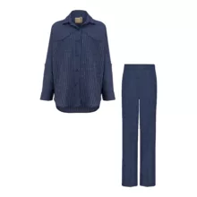 ست شومیز و شلوار زنانه السانا کد 209305