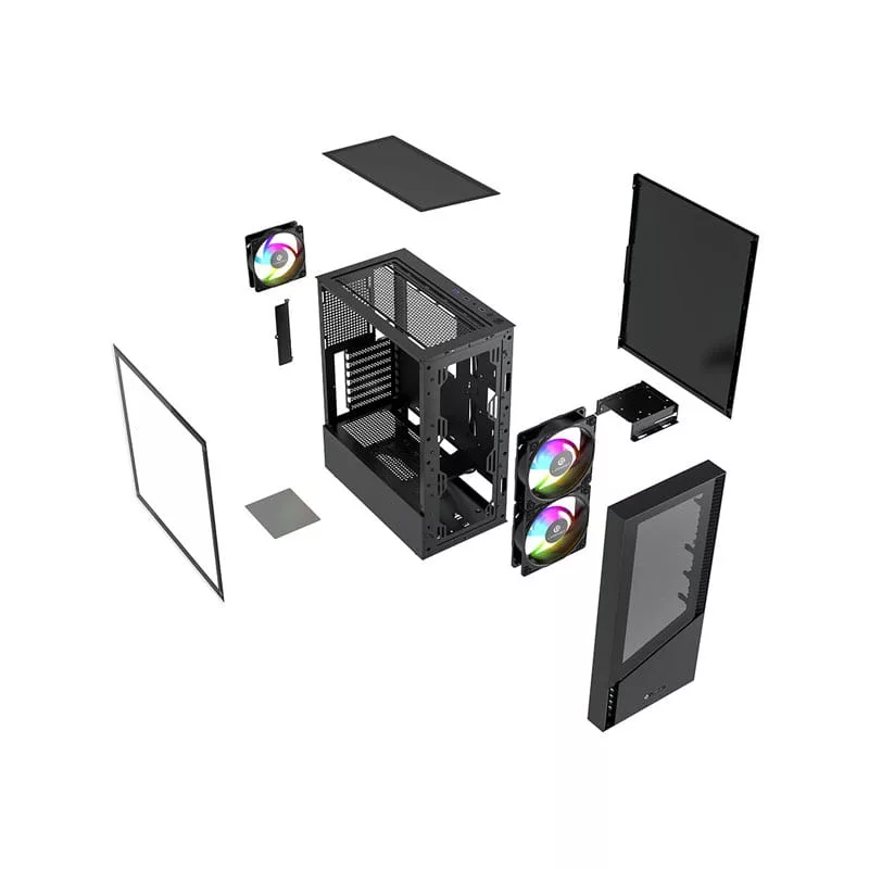 کیس کامپیوتر لاجی کی مدل LK-C273B