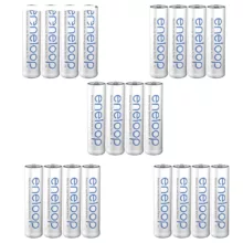 باتری نیم قلمی قابل شارژ پاناسونیک مدل eneloop بسته 20 عددی