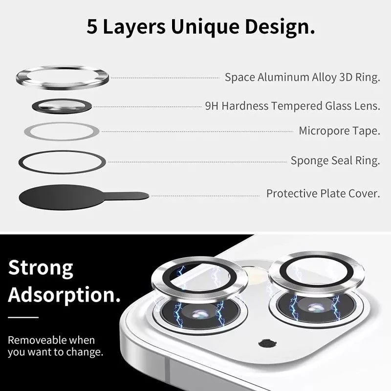 محافظ لنز دوربین اپیکوی مدل S Plus Lens مناسب برای گوشی موبایل اپل iPhone 15 Pro/15 Pro Max