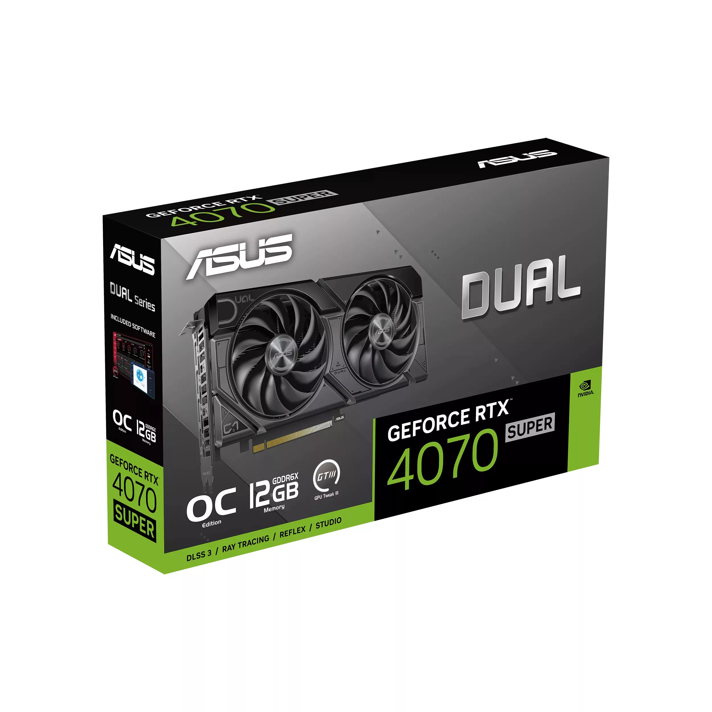 کارت گرافیک ایسوس مدل Dual GeForce RTX™ 4070 SUPER EVO OC Edition 12GB GDDR6X