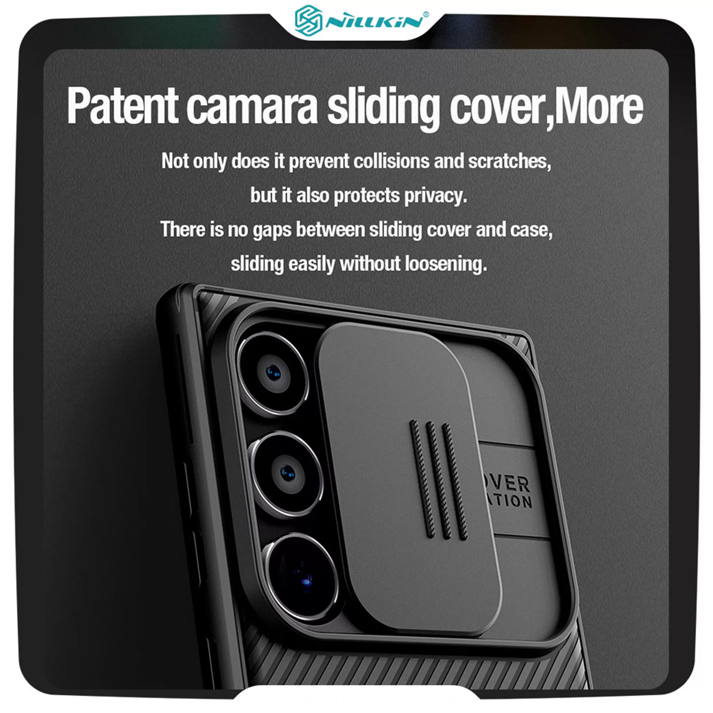 کاور نیلکین مدل CAMSHIELD PRO مناسب برای گوشی موبایل سامسونگ Galaxy S24 FE